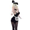 Sex lingerie sexy bunny cosplay uniform seduction suit patent leather exposed pajamas qqny woman
