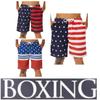 Boxing Shorts Pants USA America Flag 3D Print Fighting Training MMA Unisex Men Women Quick Dry Fitness Gym Sport Workout Casual Streetwear