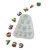 Уникальные номера силиконовые формы для выпечки инструменты для украшения тортов помадкой формы для изготовления шоколадных конфет свечей мыла