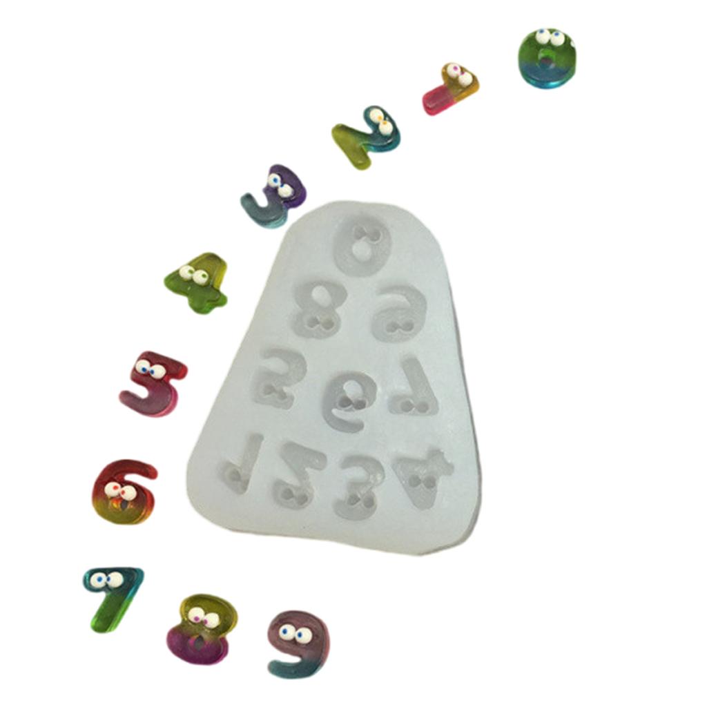 Уникальные номера силиконовые формы для выпечки инструменты для украшения тортов помадкой формы для изготовления шоколадных конфет свечей мыла