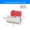 Super Short Mini Brass Ball Valve, 1/8" - 1/2" Thickened Male & Female Valve Switch