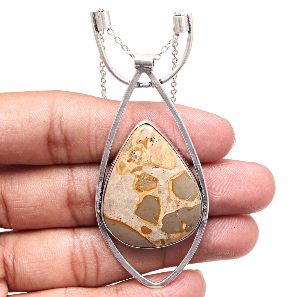 Ожерелье из старинного серебра с драгоценным камнем «птичий глаз» на День матери, 20 дюймов