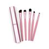 5PCS/ Set Cylinder Wooden Handle Eye Shadow Makeup Brush Small Set Brush 5 Eye Brush Makeup Pen Beauty Makeup Tools