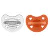 Chicco Chicco Physio Soft Luxe Soother 16-36Mos (Ornge/Transparent)