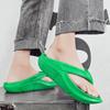 Горячие зеленые тапочки мужские шлепанцы на платформе летние облачные тапочки унисекс дизайнерские шлепанцы 2024 легкие мягкие пляжные мужские сандалии