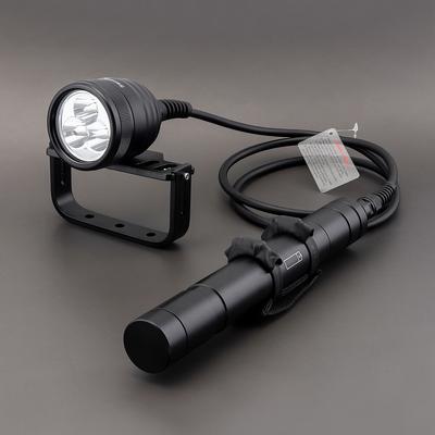 SecurityIng DF06 3000 лм 200 м подводный IP68 водонепроницаемый фонарик для подводного плавания для технического дайвинга/затонувшего дайвинга/пещерного дайвинга с кабелем длиной 3,9 фута