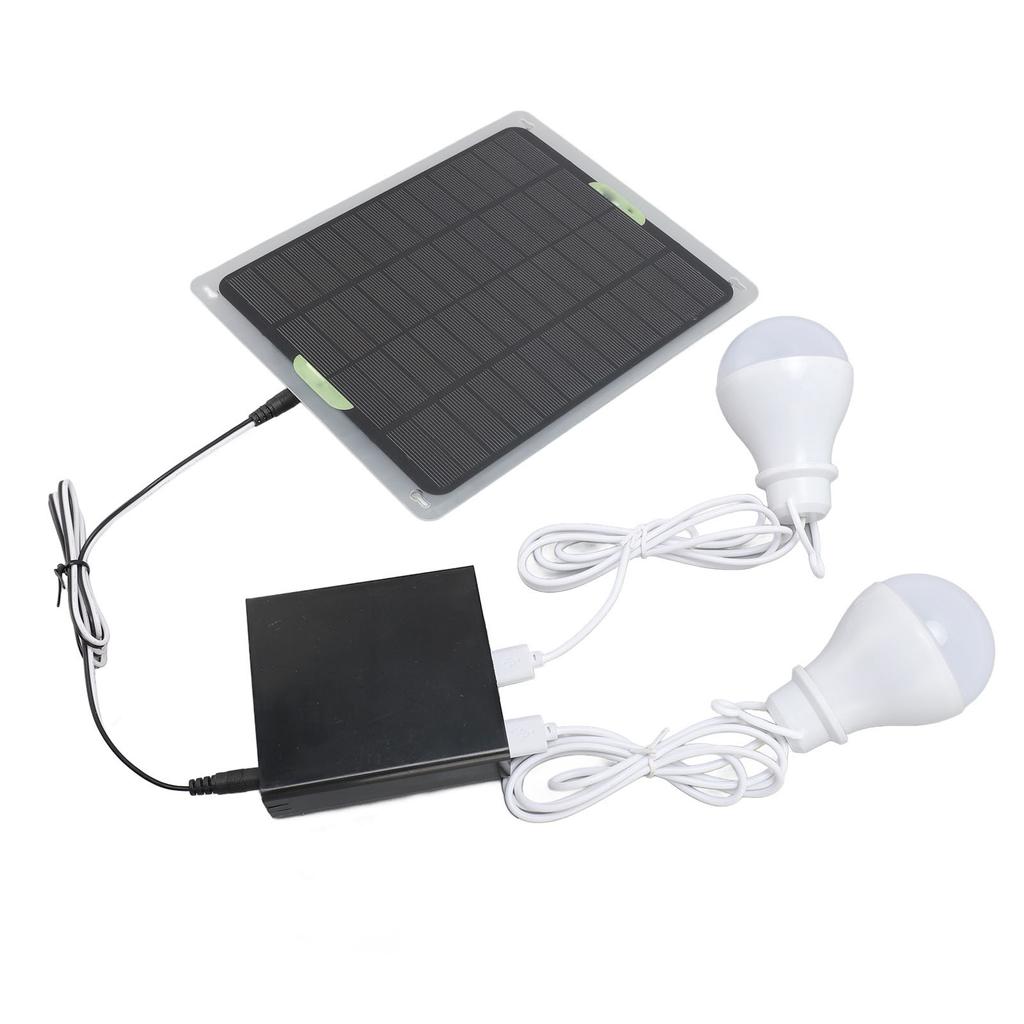 Solar Light Bulbs Outside Portable Outdoor Rechargeable LED Tent Waterproof Camping Lamps