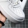 Премиальные кроссовки AF1 Air Force 1 Low-Top чисто-белые и цвета пшеницы
