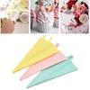 2Pcs Silicone Icing Piping Pastry Bags Smooth Interior Easy Squeeze Reusable Cream Bag Cupcake Decorating Baking Tools