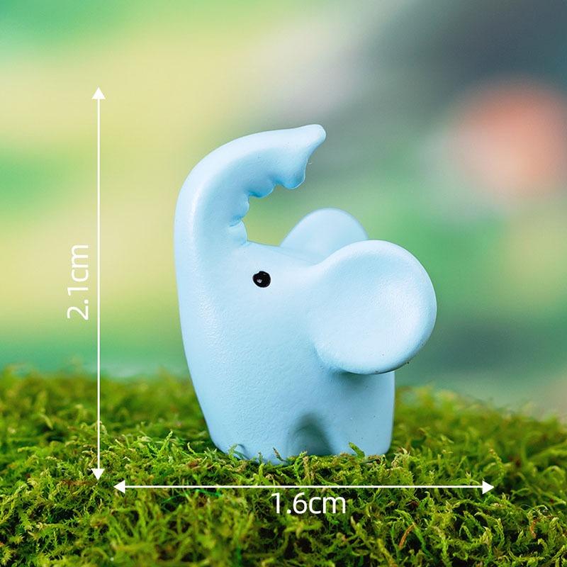 Mini Fairy Garden DecorationResin Small Animal Statue Simple Style Animal Theme Decoration Accessories