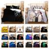 3D Skull Printing Bedding Set Cover King Size Microfiber Home Textiles Man Cool Fashion Bedroom Decor