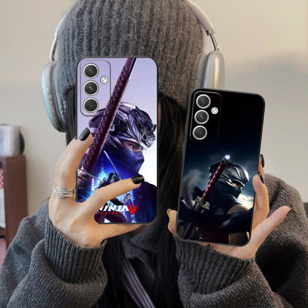 Чехол для телефона Ninja Gaiden для Samsung Galaxy S25 S24 S23 S22 S21 S20 S10 S9 Plus FE Ultra Lite Черный Смартфон Мобильные телефоны
