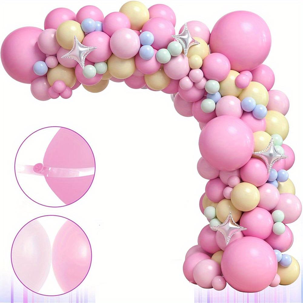 132pcs Rainbow Unicorn Balloon Arch Wreath Kit, Pink Yellow blue latex balloon Colorful Unicorn Aluminum balloon Summer party de