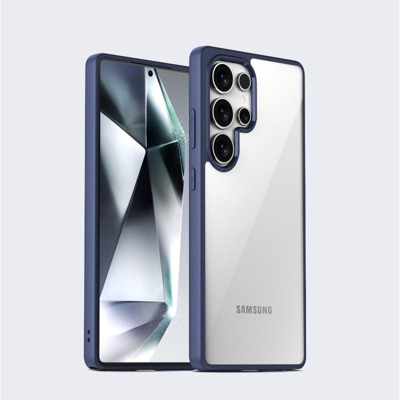 Подходит для чехла для мобильного телефона Samsung Galaxy S25 Ultra Новый S25 Прозрачный защитный чехол S25plu Противоударный
