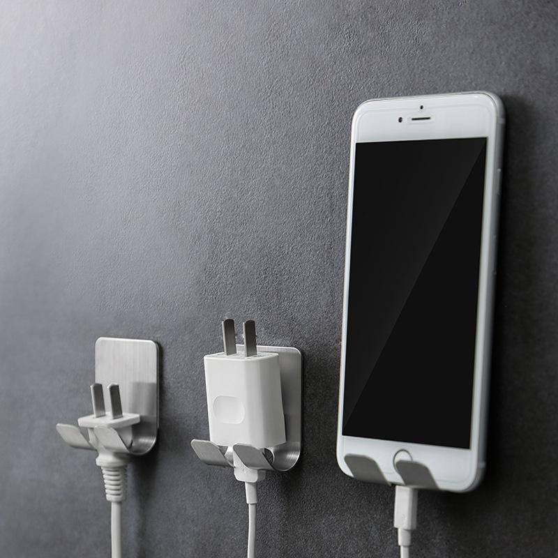 304 Stainless Steel Razor Holder Bathroom Shaving Razor Rack Wall-Mounted Storage Rack Kitchen Hook Organizer