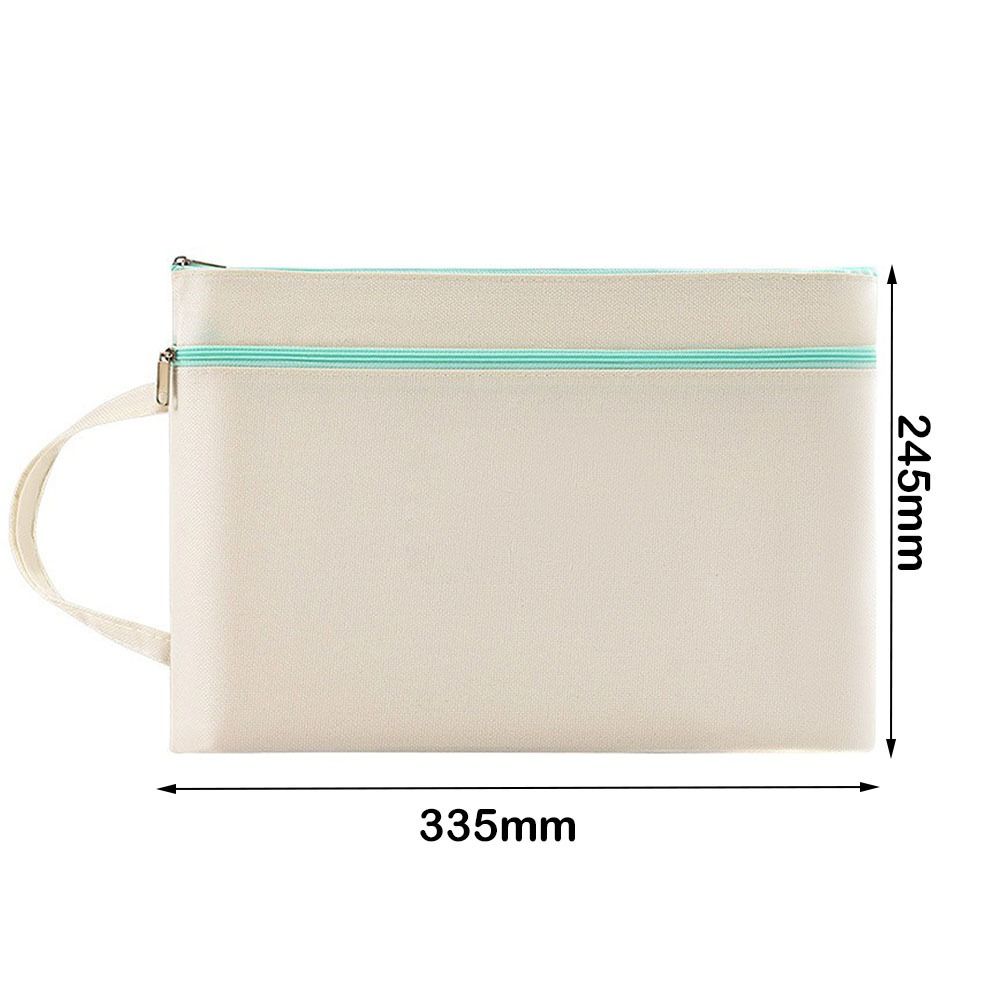 Oxford Cloth Document Bag Large Capacity Briefcase Document Organiser  School Office