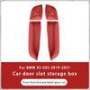 For BMW X5 G05 2019-2021 TPE Car Front Rear Door Side Storage Box Door Slot Organizer Tray Interior Organizer Accessories