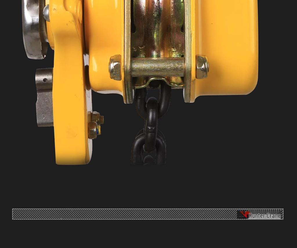 Manual Hand Chain Hoist, HSH Ratchet Tensioner, 0.75T To 3T Capacity