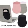 Stick-On Mouse Sleeve Self-Adhesive Mouse Storage Bag Accessories Laptop Mouse Holder  Mouse