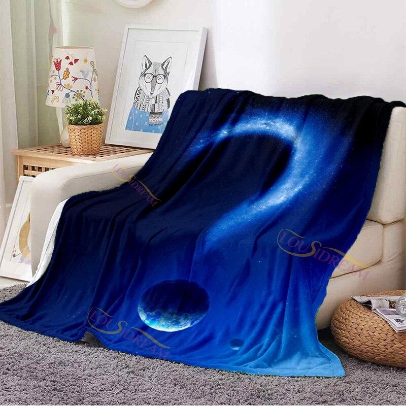 Фланелевое одеяло с тематикой космического пространства Галактики, одеяло с солнечной системой, одеяло для космического пространства, дизайн для дивана-кровати, декор комнаты, подарок