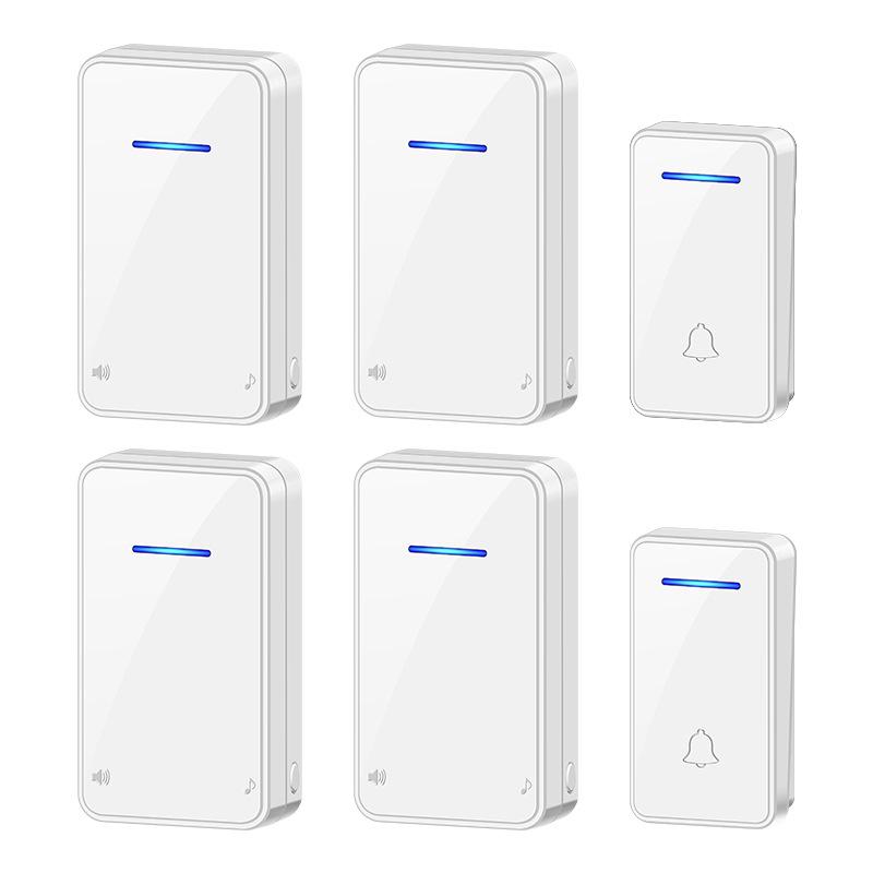 Wireless Long-Distance Doorbell with Self-Powered Remote and Elderly Call Button