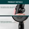 5 Mode One-Key Stop Water Shower Head Adjustable High Pressure Massage Shower Head Bathroom Accessories