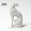 Creative Living Room Table Crafts 3D Printed Hollow Leopard Figurine, Modern Abstract Cheetah Sculpture Stylish Entrance for Desk Shelf, Minimalist