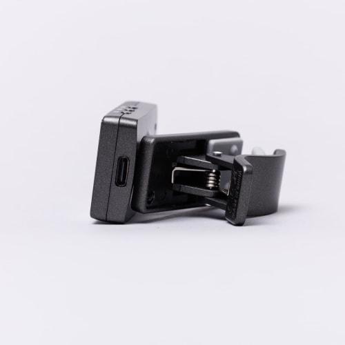 Louis LCT-Z II BLK Tuner klipsowy z ładowaniem USB typu C, Tryb strojenia dla początkujących, Kompatybilny z gitarami, basami i ukulele