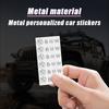 BBJE7 3D Metal Emblem Stickers Car Styling Interior Decoration Decals For BMW F15 E90 E91 E92 E93 E60 E70 F10 F07 E63 E64 F12 F13 G30