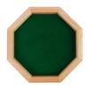 Wooden Dice Tray,Wooden Octagonal Dice Board Game for Family Night Dice Game Dice for Party and Party Supplies