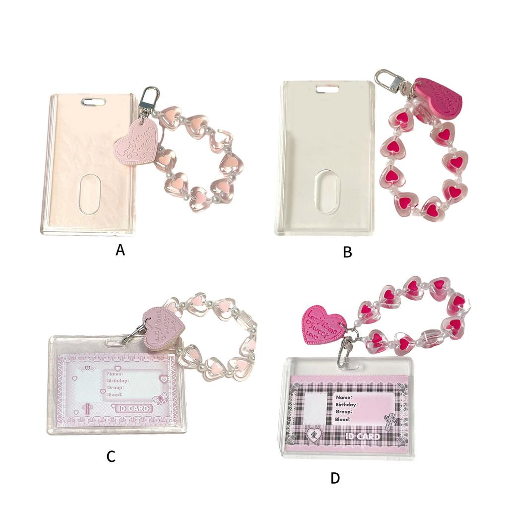 Держатель для фото Kpop Idol, акриловый жесткий чехол для фотокарточки для девушки, протектор банковской карты, прозрачный держатель для студенческой карты