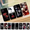 Аниме Токийский гуль Чехлы для телефона Для iphone 16 15 14 11 12 13 Pro Max 7 8 Plus Mini X XR XS SE Мягкий Ударопрочный Coque Funda
