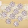 10 Flatback Embellishment DIY Accessories Scrapbook Flower Button for Brooch Phone Case Bridal Hair