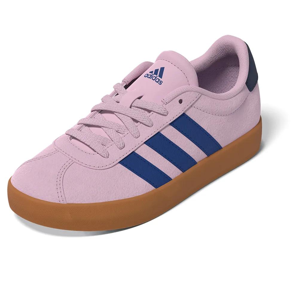 Adidas vl court 3.0 sneakers suede White/Blue/Pink