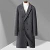 Men's Woolen Coat Men's Medium and Long Suit Collar Double-breasted Korean Version Woolen Coat Men's Coat