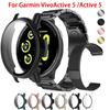 Strap + Case Cover for Garmin Vivoactive 5 / Active 5 Stainless Steel Band for Garmin Active5 Wristband Protective Shell