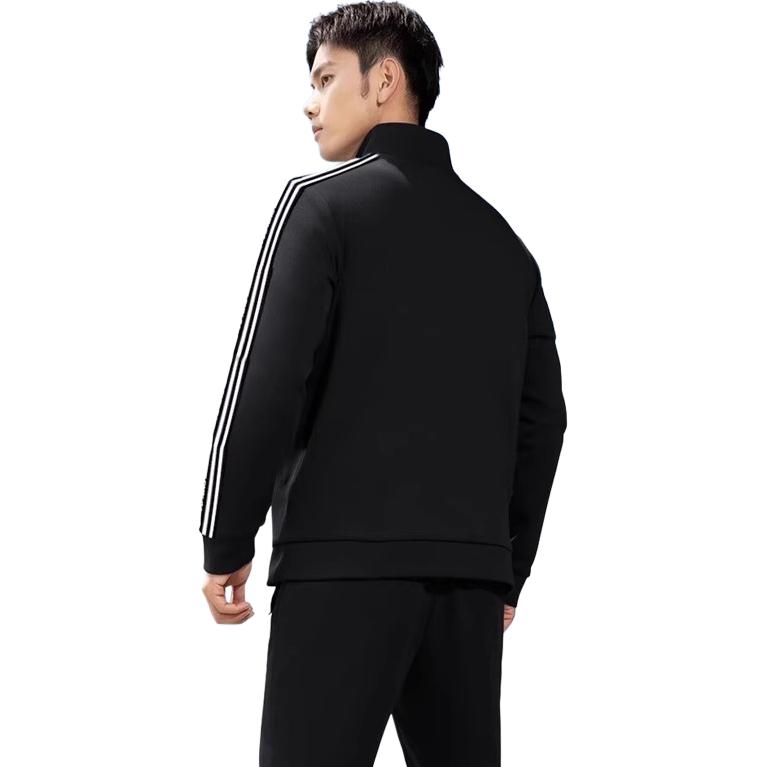 Li Ning Минималистичный Свободный Свитшот и Брюки Повседневный Спортивный Костюм Мужской свитшот и брюки AWEU007-1