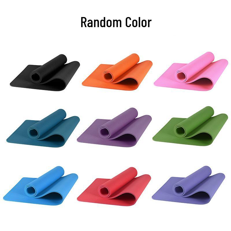 Толстый Нескользящий Коврик для Йоги и Танцев со Скакалкой