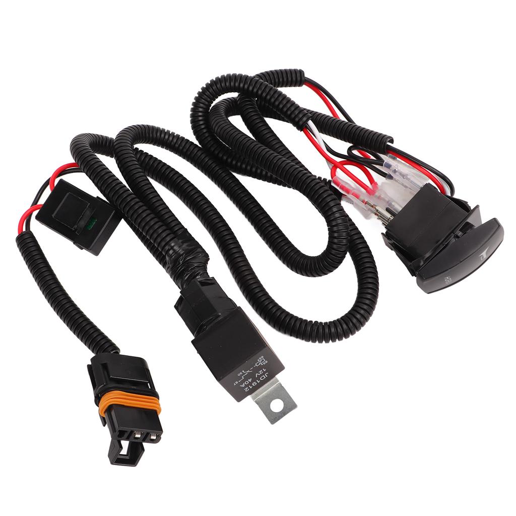 12В 24В 40А Комплект реле и жгута проводов для клаксона Катушка из чистой меди Огнестойкий для автомобиля грузовика Улитки
