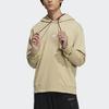 Adidas Оригинальная толстовка с трилистником CNY, однотонный пуловер с логотипом, мужская толстовка с капюшоном Prairie-Brown HC0563