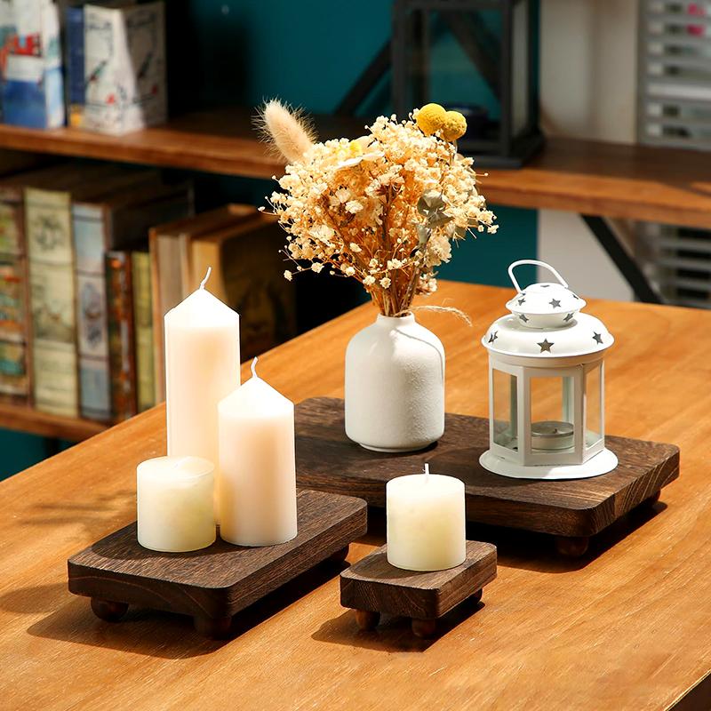 Home Furnishing Decoration Multi-Function Soap Box Practical Aromatherapy Candle Tray Farmhouse Decoration Seasoning Rack