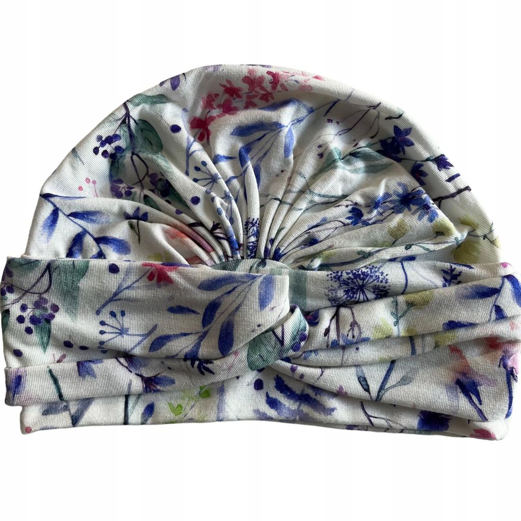 Turban Damski Sara 418 Czapka Na Głowę Z Bambusa Także Po Chemioterapii