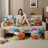 Children Anime Anpanman Personalized Picture Text Home Decorative Pillows Household Gifts 45X45Cm