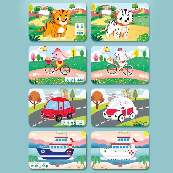 Детская книга для обучения управлению ручкой с ластиком для ручек, многоразовая, для дошкольников, для раннего обучения письму, для отработки навыков письма, для мальчиков и девочек, подарок