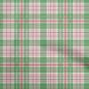 oneOone Cotton Flex Light Pink Fabric Check  Sewing Craft Projects Fabric Prints By Yard 40 Inch