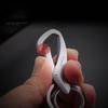 Double Ring Metal Key Chain Senior Key Chain Pendant High Quality Car Key Ring  Gift