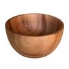 Wooden Salad Bowl Serving Cooking Kitchen Bowls Cutlery Basin Fruit Bowl