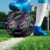 1pc One Piece Football Soccer Ball Size 5 Indoor Soccer Ball Fashion Colorful  Backyard Game -Great For Sports Fans Gift HE32