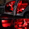 PHINLION 578 LED Light Bulbs, Super Bright 3030 6-SMD Festoon 41mm 42mm 211-2 212-2 LED Bulbs for Car Interior Map Dome Trunk Courtesy Lights, Red (4