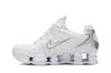 Nike Shox TL White Metallic Silver
